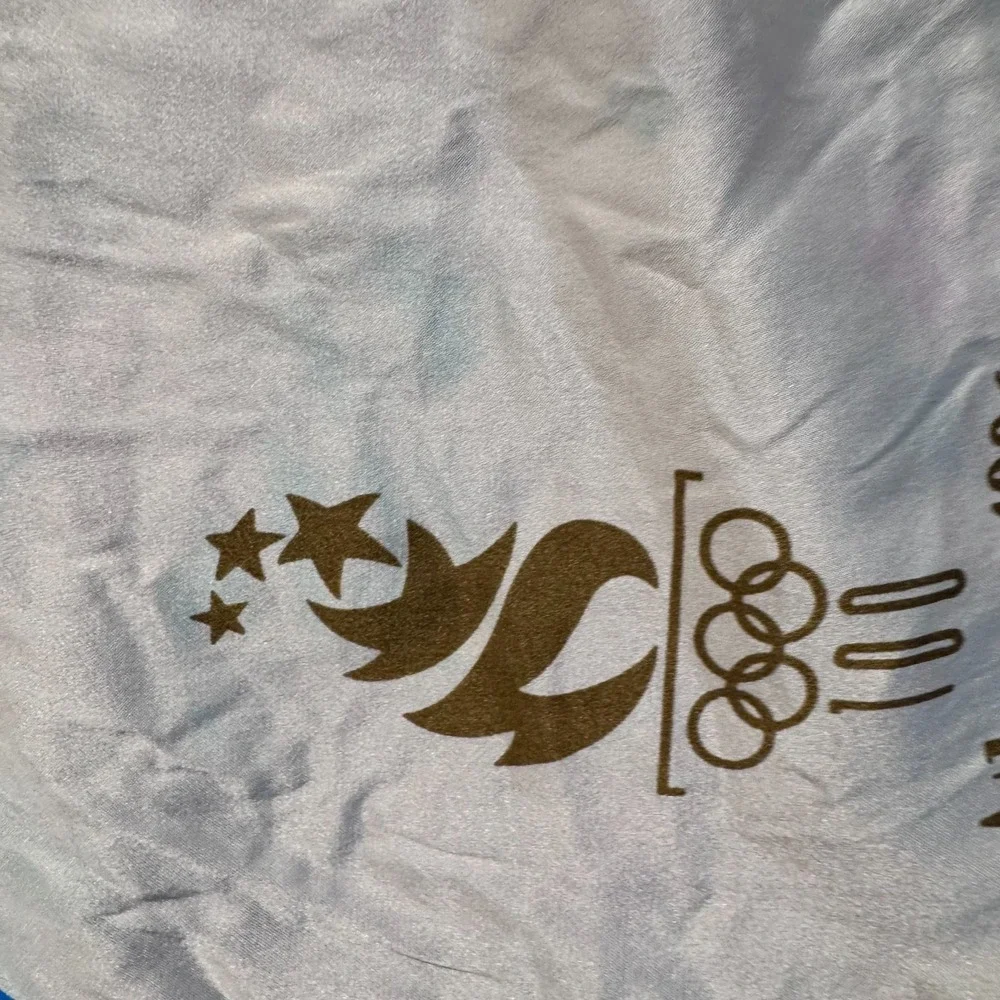 Vtg 1996 Atlanta Olympics Centennial Games‎ Silk Scarf Rare